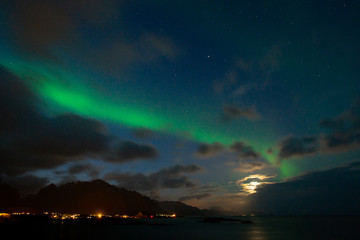 Northern Lights Reine Lofoten norway