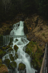 Fototapeta na wymiar Wasserfall in Jaun