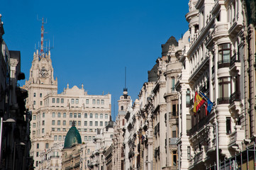 Madrid, Spain, Western Europe. April 14, 2010: Telefonica Building