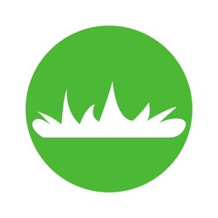 Obraz premium grass logo