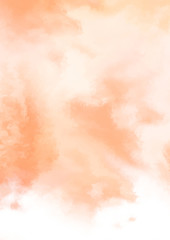 Abstract colorful watercolor on white background. Digital art painting.