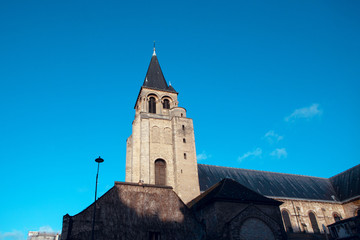 Fototapeta na wymiar Eglise de Saint Germain des Pres , church in Paris 