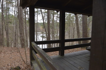 Fototapeta premium cabin in the woods