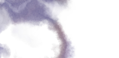 Abstract colorful watercolor on white background. Digital art painting.