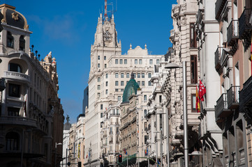 Madrid, Spain, Western Europe. April 14, 2010: Telefonica Building