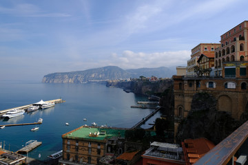 Porto di Sorrento Aussicht Küste