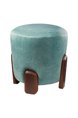 Armchair isolated on white background. Modern wooden chair