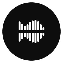 sound wave music logo