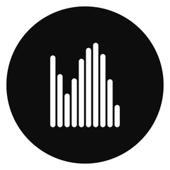 Fototapeta premium sound wave music logo