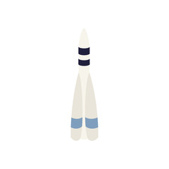 Isolated rocket fill style icon vector design