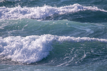 energetic & beautiful waves of sea