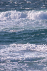 energetic & beautiful waves of sea