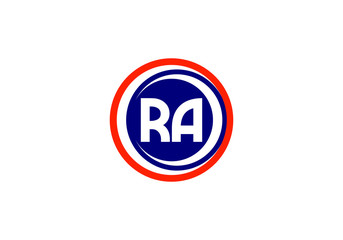 R A, RA Initial Letter Logo design vector template, Graphic Alphabet Symbol for Corporate Business Identity