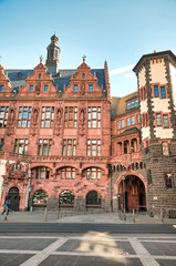 Fototapeta premium Ancient buildings of Downtown Frankfurt, Germany