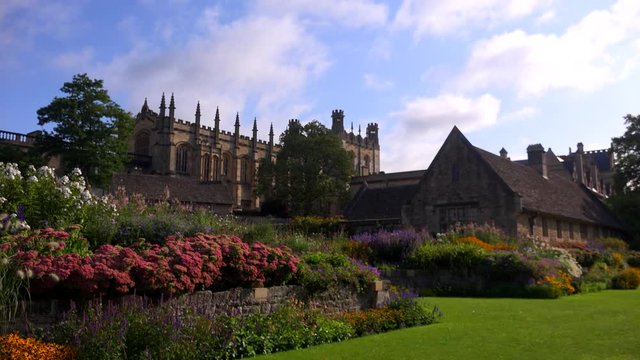 Oxford city university town time lapse UK 4K