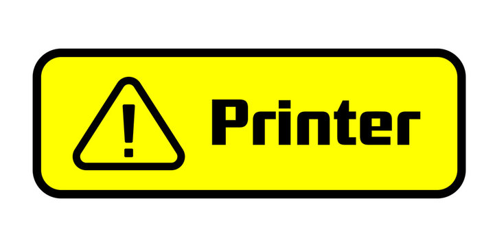 Warning Printer Power Socket Warning Labels