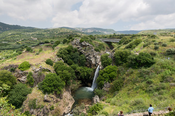 Saar Falls in Northern Israel