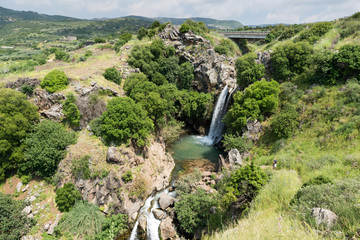 Saar Falls in Northern Israel