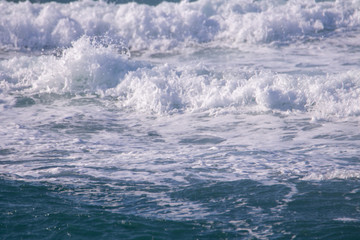 energetic & beautiful waves of sea