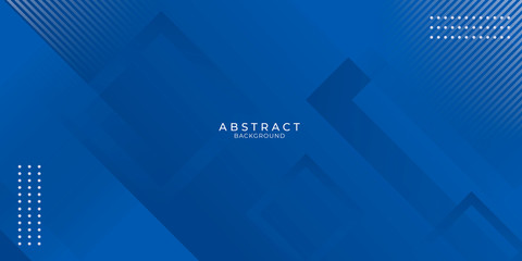 Minimal geometric background. Dynamic blue shapes composition with orange lines. Abstract background modern hipster futuristic graphic. Vector abstract background texture design, bright poster, banner