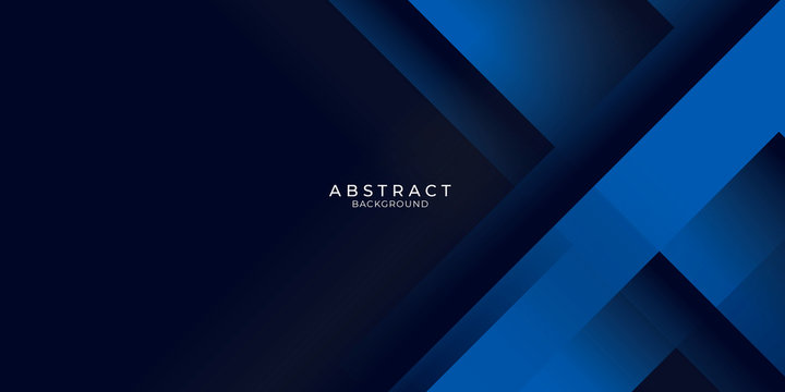 Dark blue background with abstract graphic elements for presentation background design.