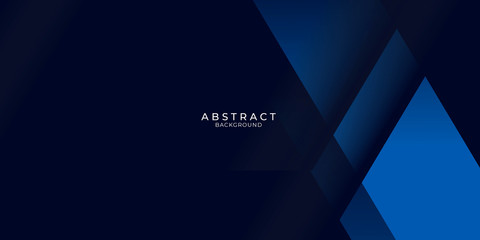 Obraz premium Dark blue black modern business abstract presentation background. Vector illustration design for presentation, banner, cover, web, flyer, card, poster, wallpaper, texture, slide, magazine, and ppt