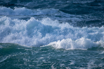 energetic & beautiful waves of sea