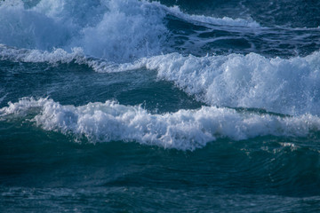 energetic & beautiful waves of sea