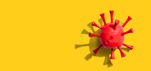 Viral epidemic influenza and Coronavirus Covid-19 concept
