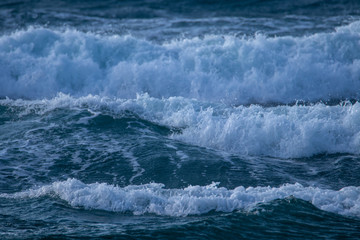 energetic & beautiful waves of sea