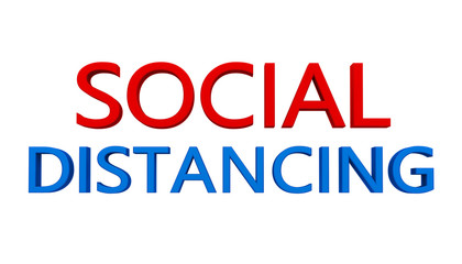 Social Distancing Illustration