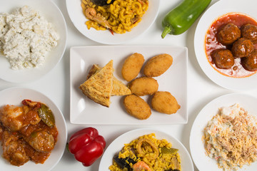 Dishes of spanish cuisine