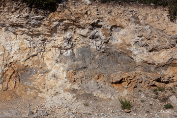 Muro di rocce