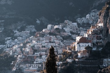 Positano Kampanien Neapel close up