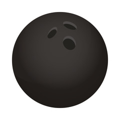 bowling ball sport equipment icon