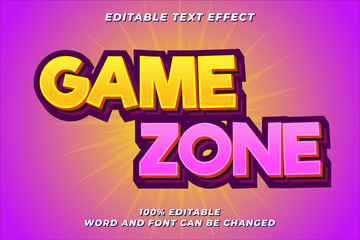 Fun Game text style effect Premium Vector