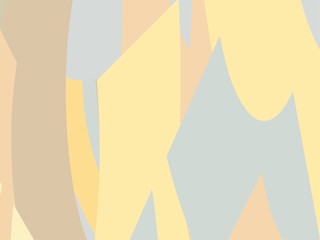 Illustration of Colorful Art Yellow and Orange, Abstract Modern Shape. Image for Background or Wallpaper