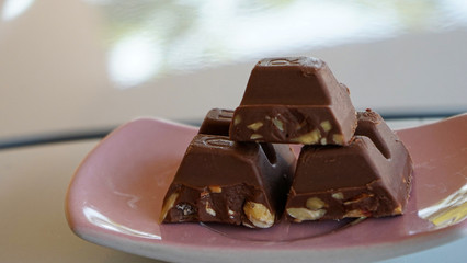 chocolate with nuts