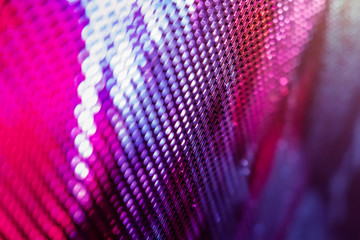 CloseUp LED blurred screen. LED soft focus background. abstract background ideal for design.