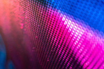 CloseUp LED blurred screen. LED soft focus background. abstract background ideal for design.