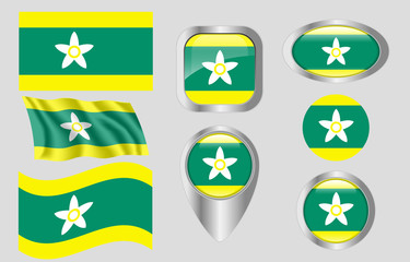 Flag of Ehime, Japan