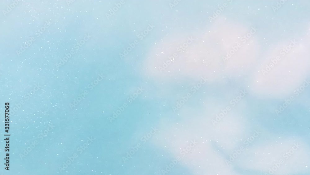 Poster shiny glitter particle floating background animated