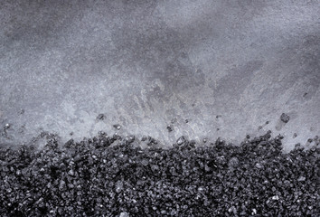 Hawaii black origin salt - Text space