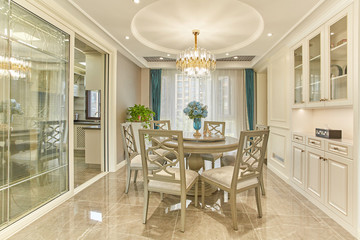 Various furniture in the renovated model house