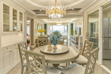 Various furniture in the renovated model house