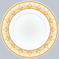 Pattern With Abstract Floral Round Ornament. Oriental Pattern. Indian, Moroccan, Mystic, Ottoman Motifs. Anti-Stress Therapy Pattern. Vector