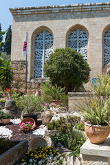 Fototapeta na wymiar Visiting Ein Kerem in Jerusalem