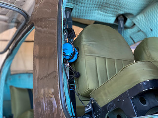 interior of old plane