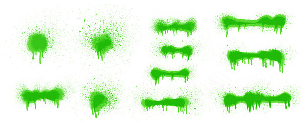 Virus Spray Paint, Coughing and air spreading germs, Corona Virus, The spread of viruses and bacteria through the object. Vector illustration.