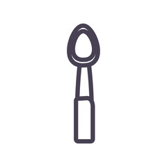 Isolated spoon gradient style icon vector design